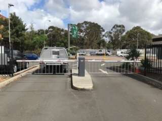 Commercial automatic boom gates Brookvale bus depot